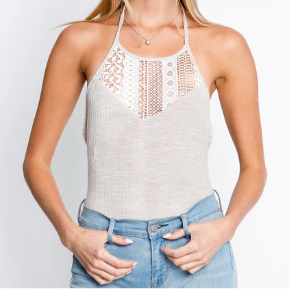 NWT Hem & Thread Oatmeal Bodysuit